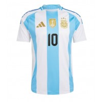 Camiseta Argentina Lionel Messi #10 Primera Equipación Copa America 2024 manga corta